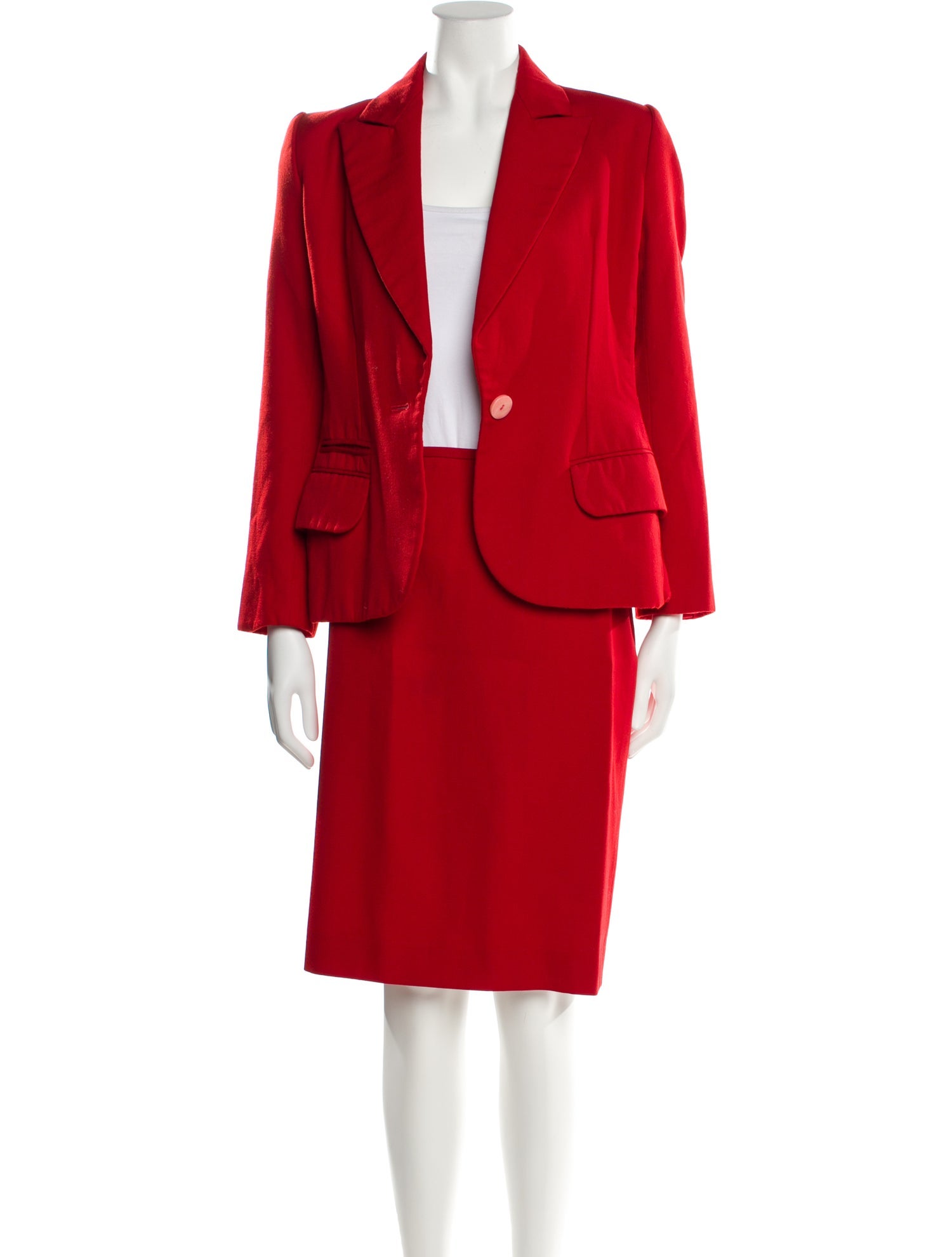 Yves Saint Laurent Rive Gauche Vintage Late 1990's - Early 2000's Skirt Set