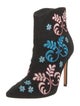 Isa Tapia Suede Patterned Boots