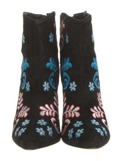 Isa Tapia Suede Patterned Boots
