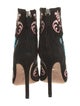 Isa Tapia Suede Patterned Boots