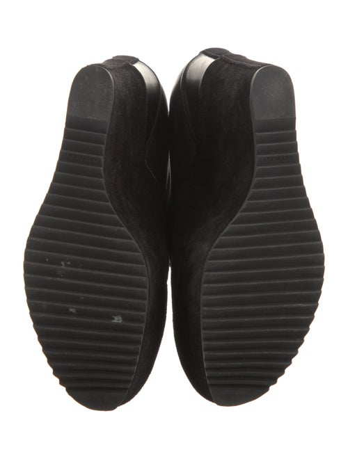 Saint Laurent Leather Lace-Up Boots