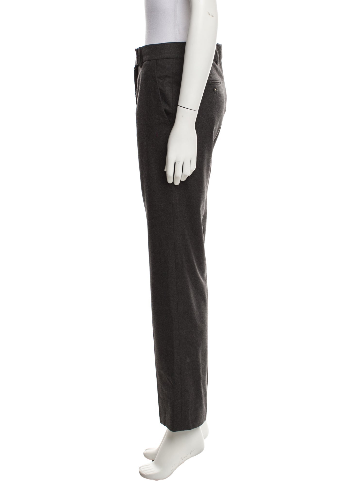 Yves Saint Laurent Straight Leg Pants
