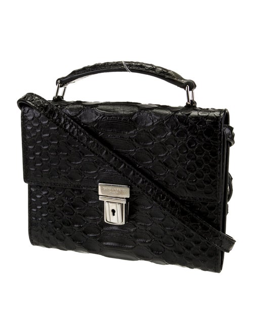 Saint Laurent Embossed Leather Crossbody Bag