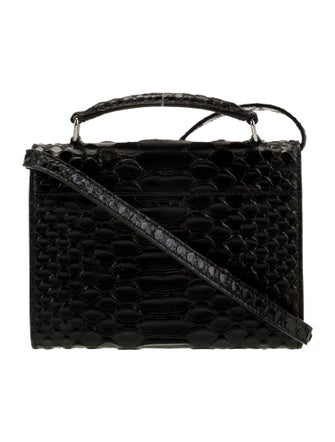 Saint Laurent Embossed Leather Crossbody Bag