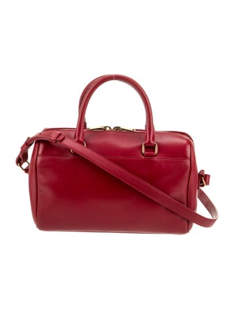 Saint Laurent Leather Classic Duffle Baby