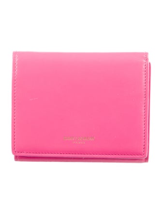 Saint Laurent 2014 Leather Compact Wallet