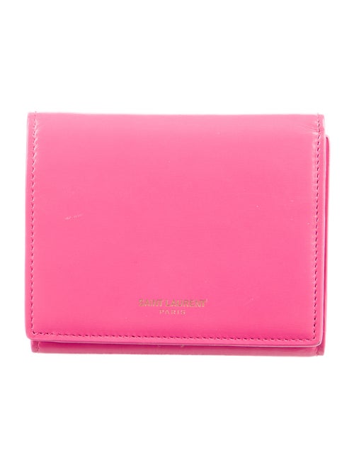 Saint Laurent 2014 Leather Compact Wallet