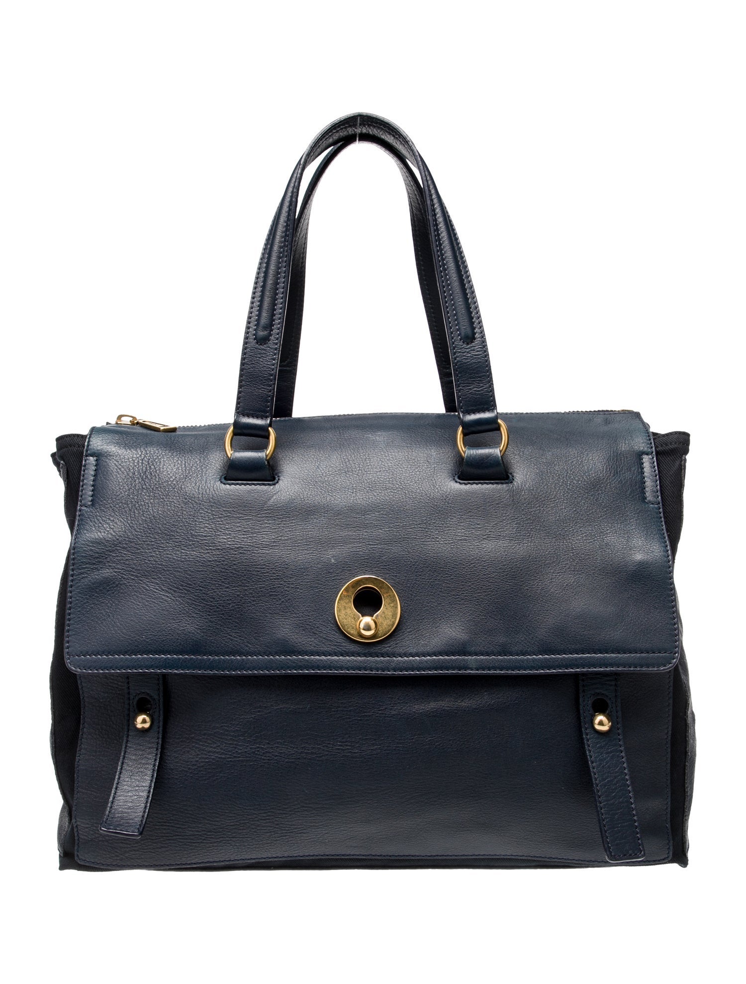 Yves Saint Laurent Leather Weekender Bag