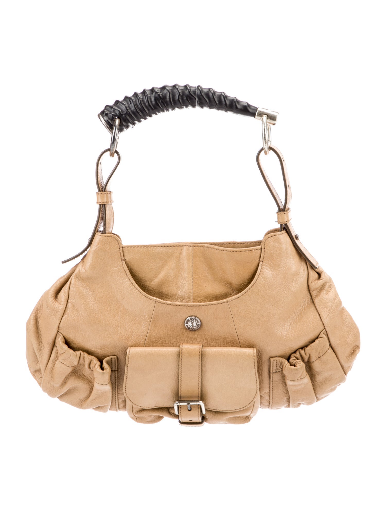 Yves Saint Laurent Rive Gauche Leather Top Handle Bag