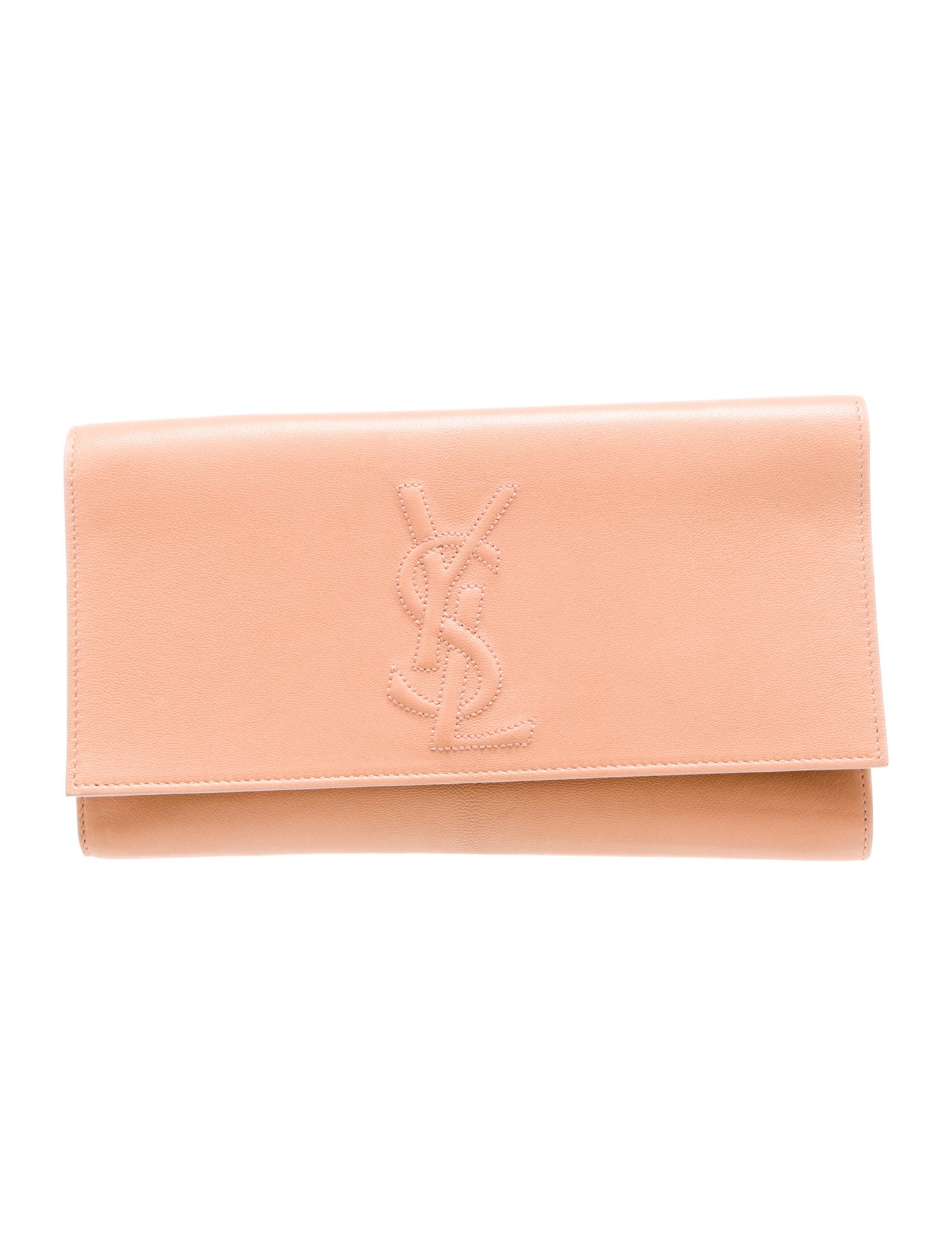 Yves Saint Laurent Leather Clutch