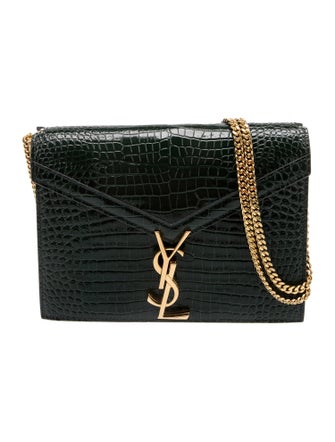 Saint Laurent Embossed Leather Cassandra Medium