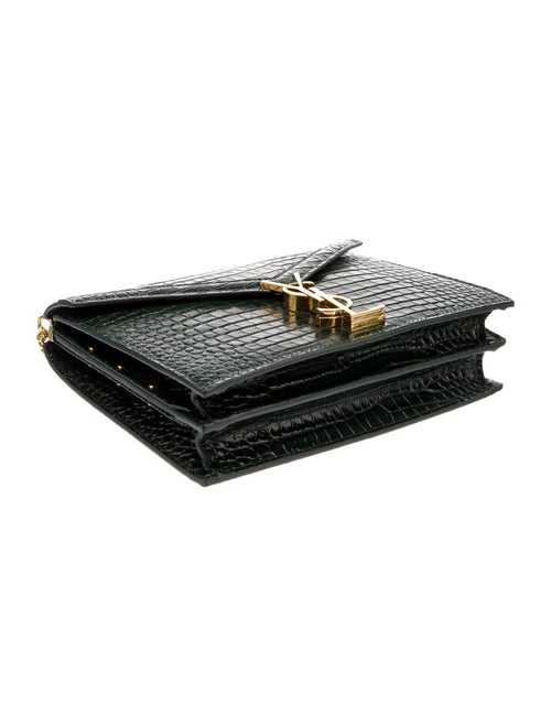 Saint Laurent Embossed Leather Cassandra Medium