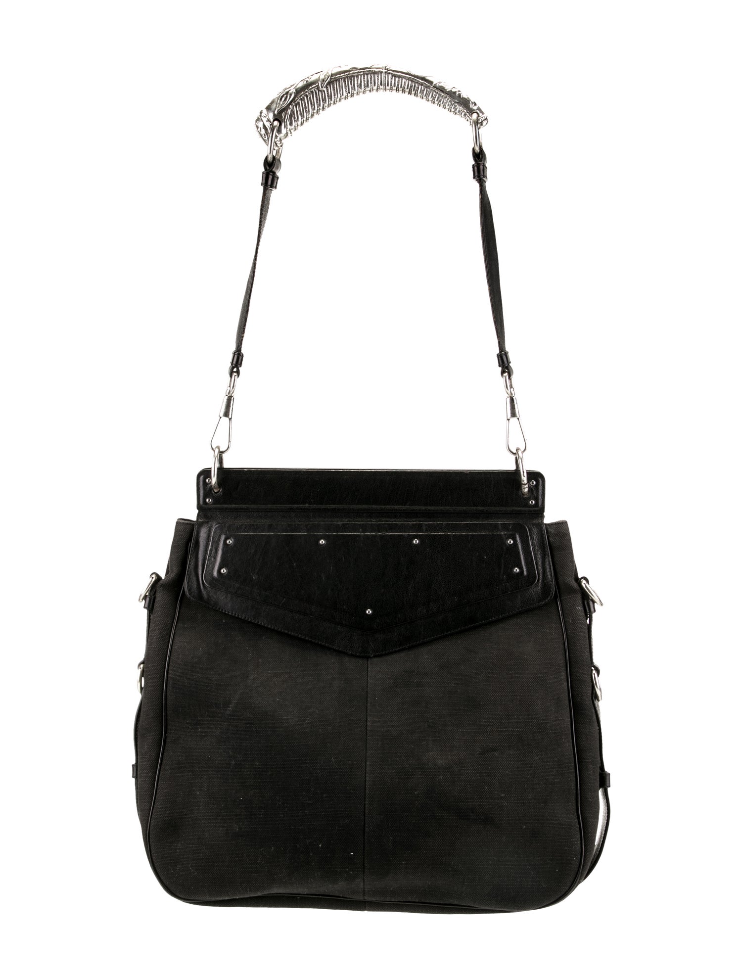 Yves Saint Laurent Canvas Shoulder Bag