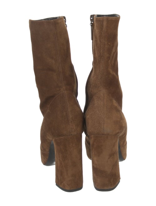 Saint Laurent Suede Slouch Boots