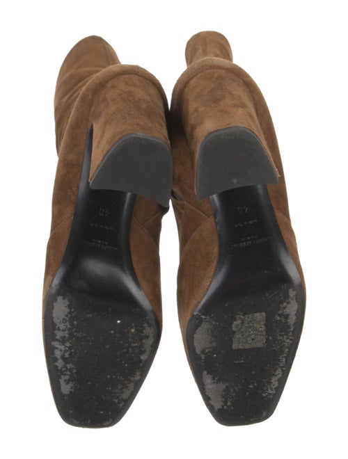 Saint Laurent Suede Slouch Boots