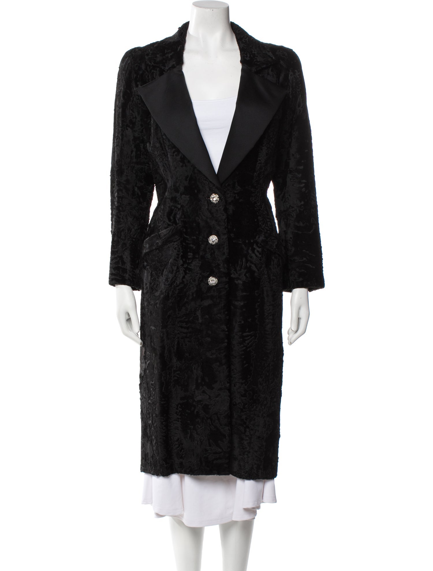 Yves Saint Laurent Vintage 1980's Fur Coat