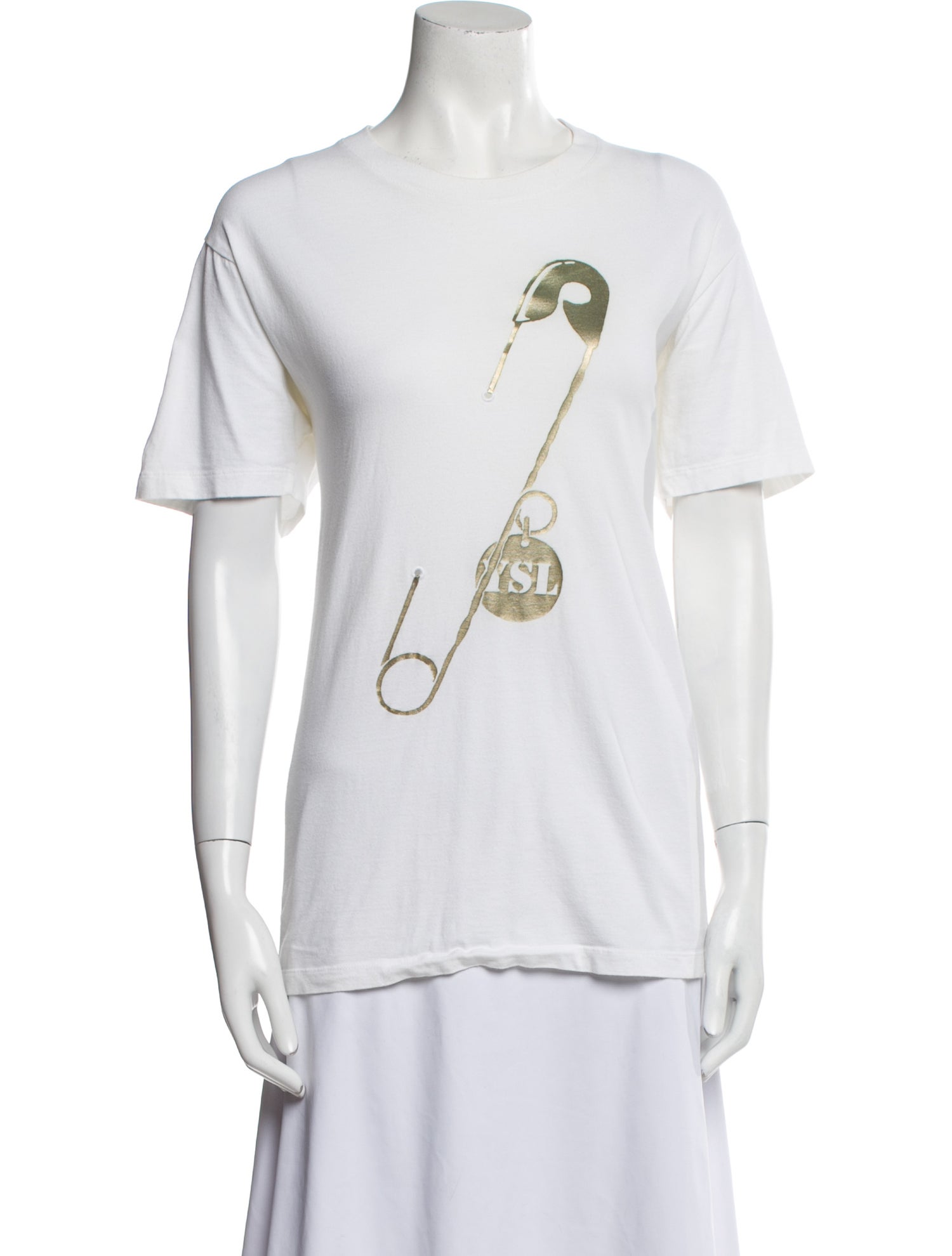 Yves Saint Laurent Vintage Graphic Print T-Shirt