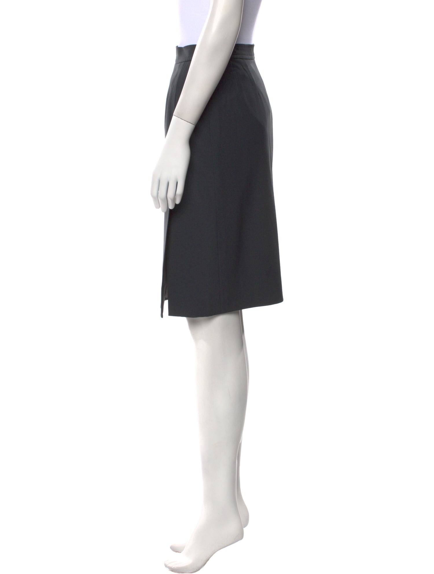 Yves Saint Laurent Wool Knee-Length Skirt