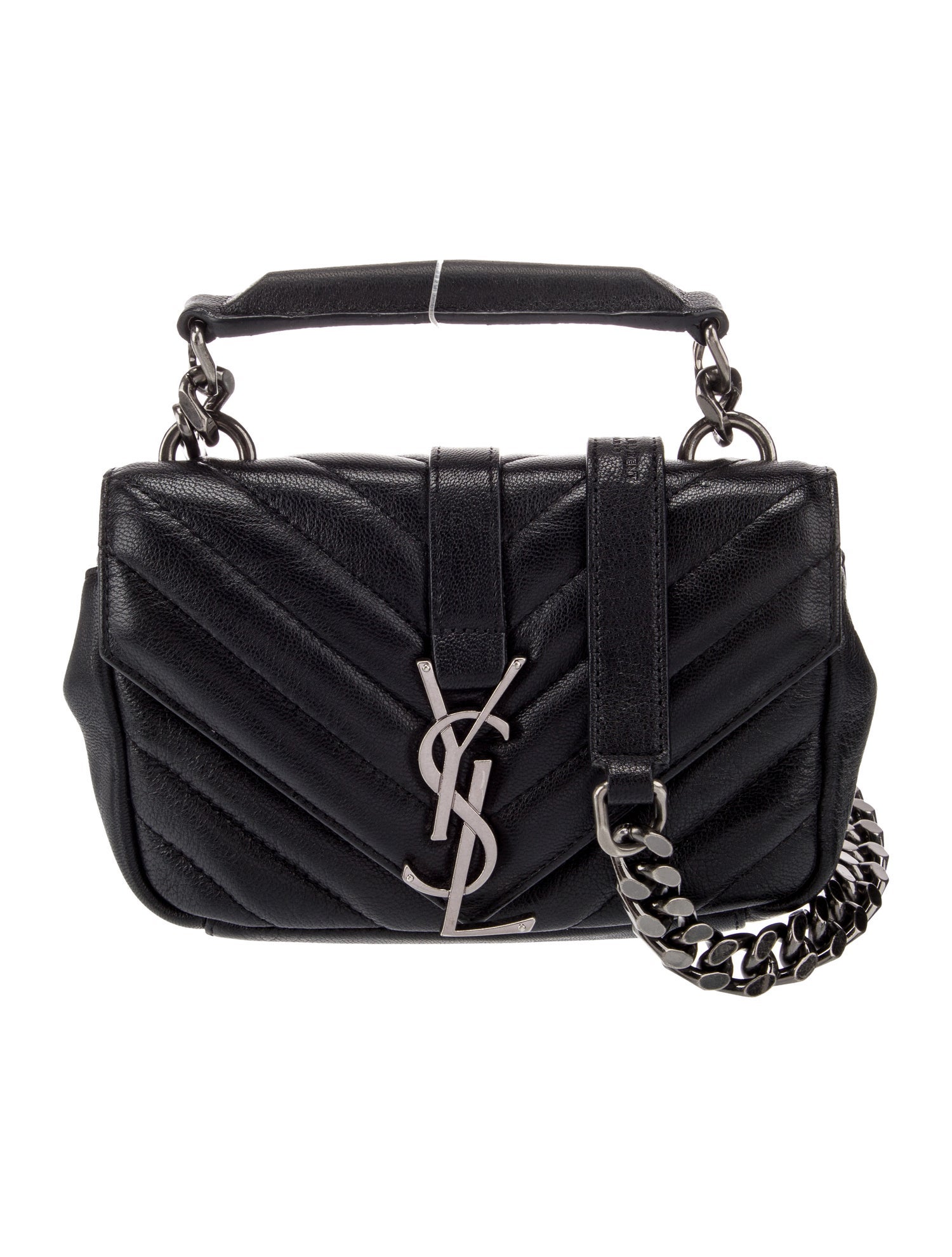 Saint Laurent Leather College Baby