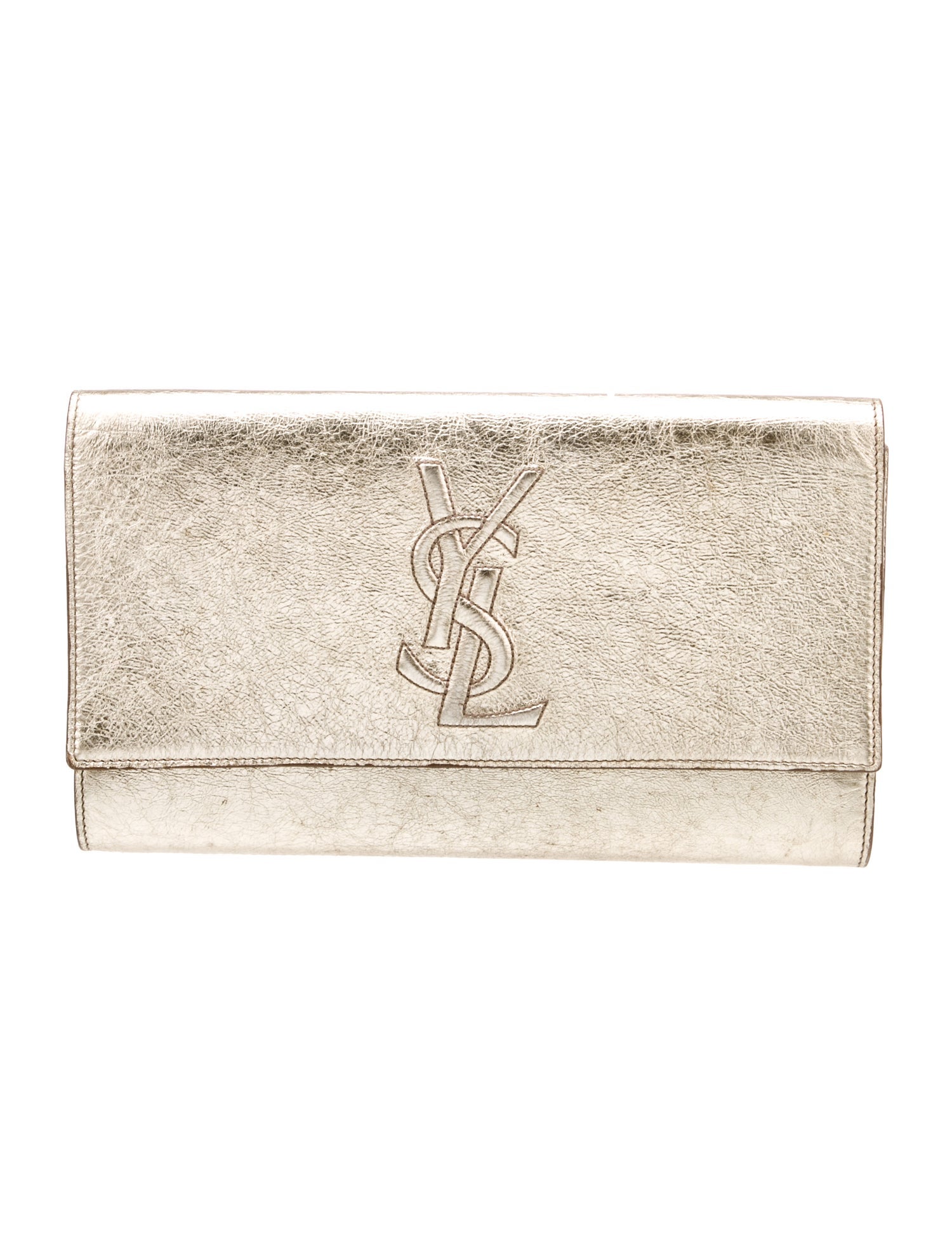 Yves Saint Laurent Leather Clutch