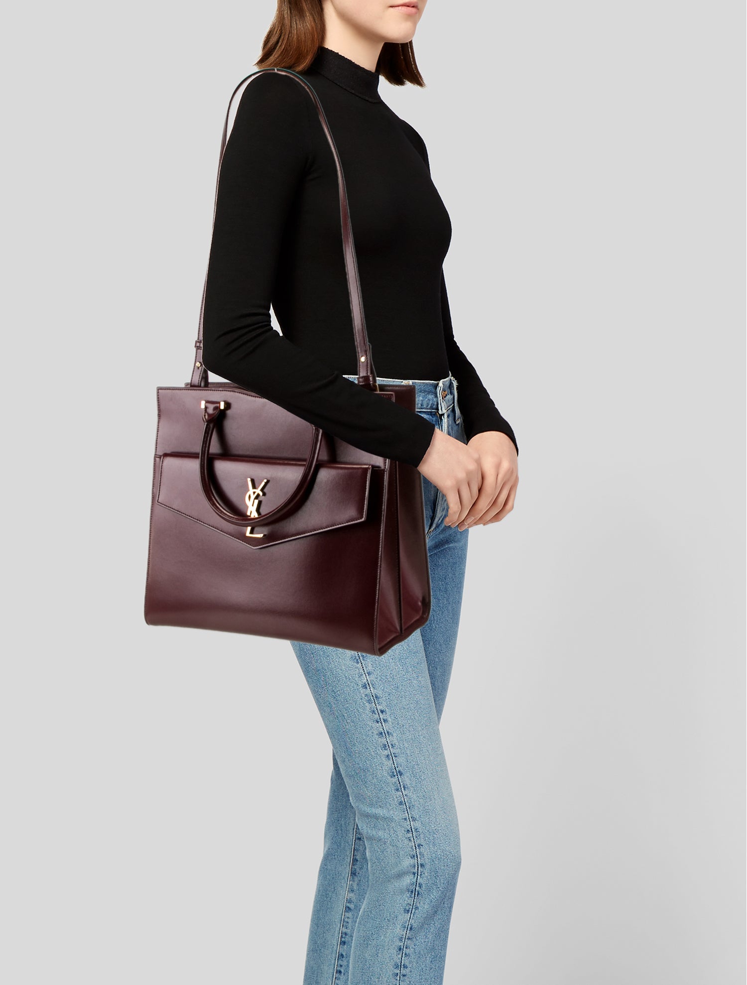 Saint Laurent Calfskin Uptown Medium