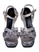Yves Saint Laurent Leather T-Strap Sandals