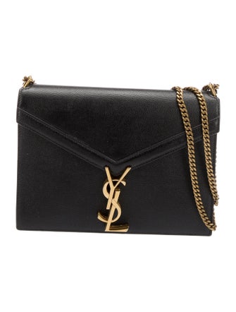 Saint Laurent Leather Cassandre Medium