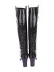 Yves Saint Laurent Patent Leather Riding Boots