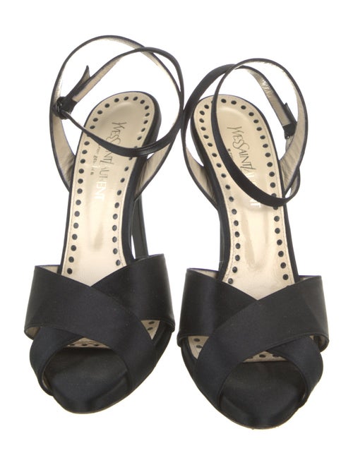 Yves Saint Laurent Satin Sandals