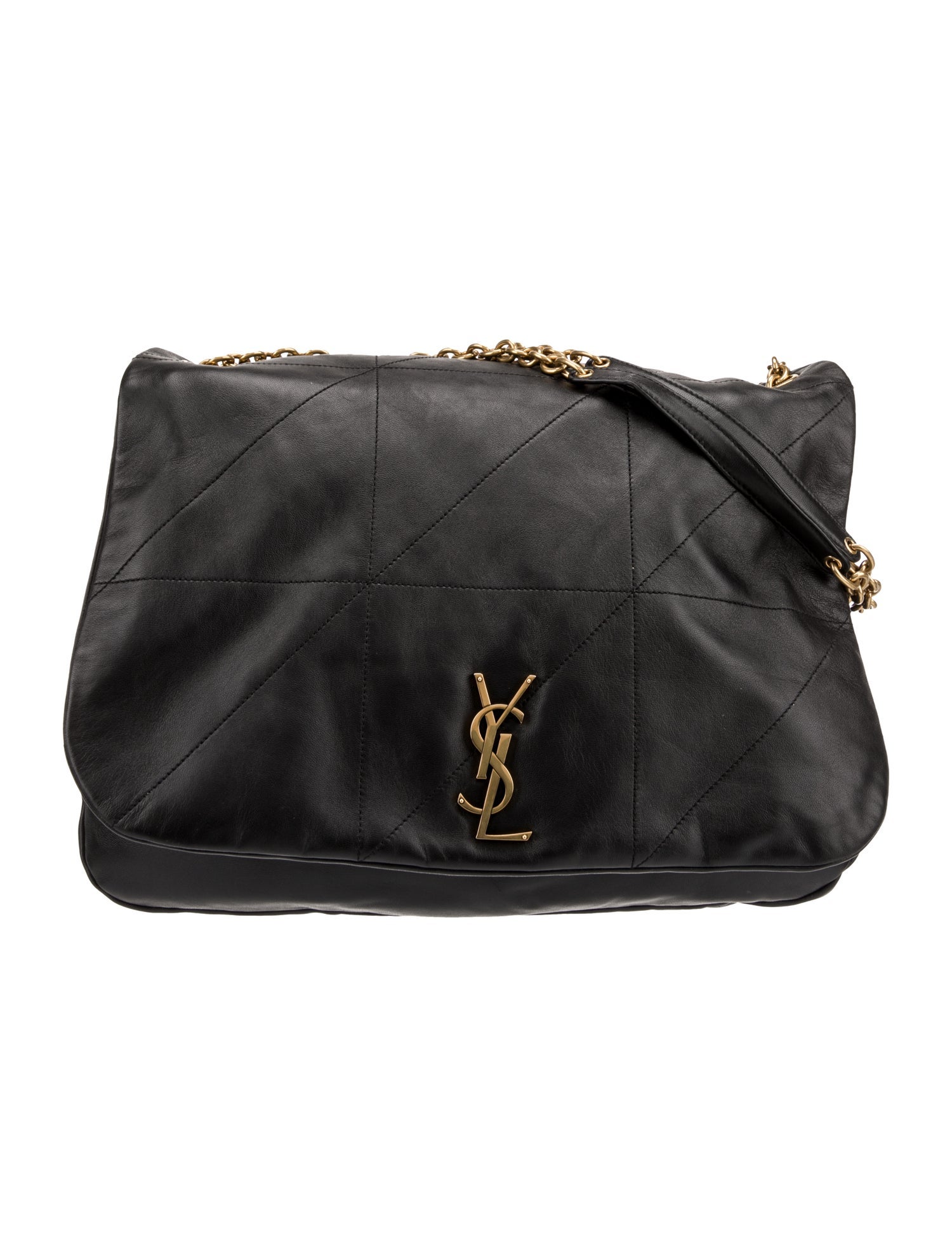 Saint Laurent Leather Shoulder Bag Large 2023