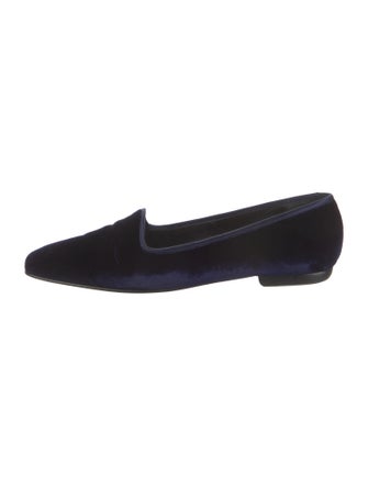 Yves Saint Laurent Velvet Loafers