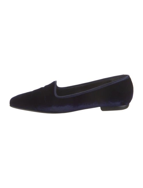 Yves Saint Laurent Velvet Loafers
