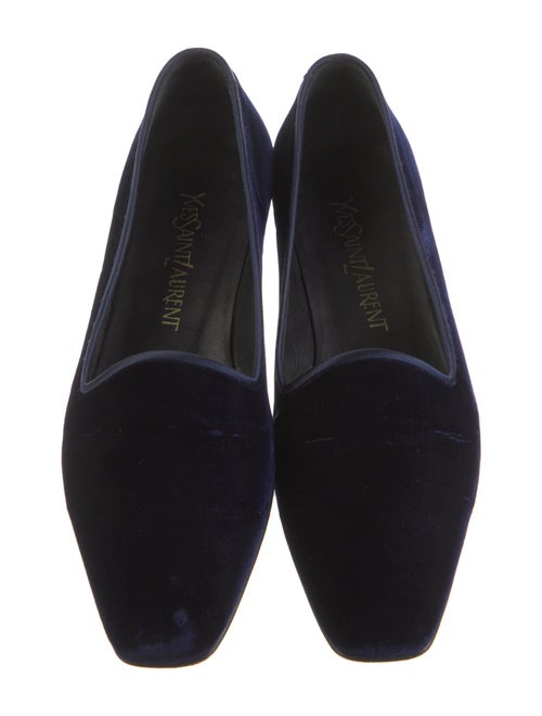 Yves Saint Laurent Velvet Loafers