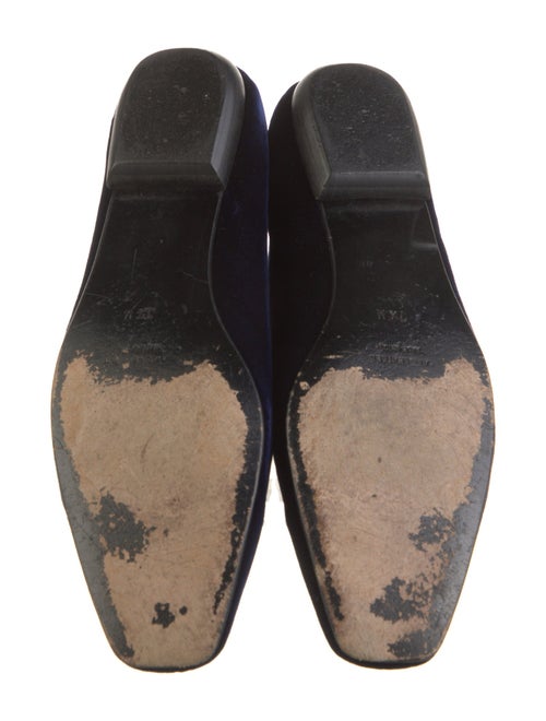 Yves Saint Laurent Velvet Loafers