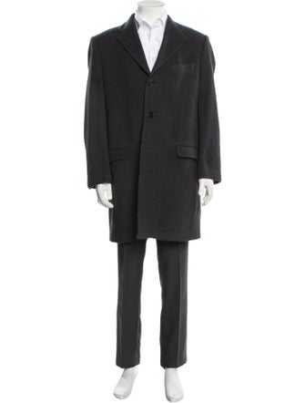 Yves Saint Laurent Virgin Wool Overcoat
