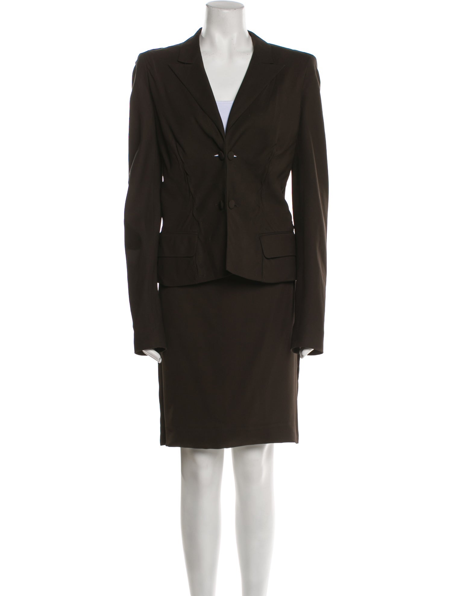Yves Saint Laurent Rive Gauche Vintage 2000's Skirt Suit