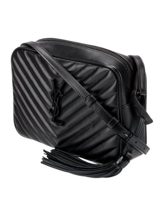 Saint Laurent Leather Messenger Bag Small