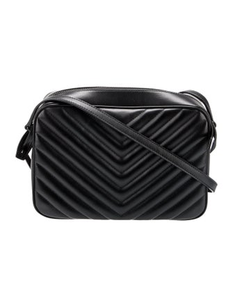 Saint Laurent Leather Messenger Bag Small