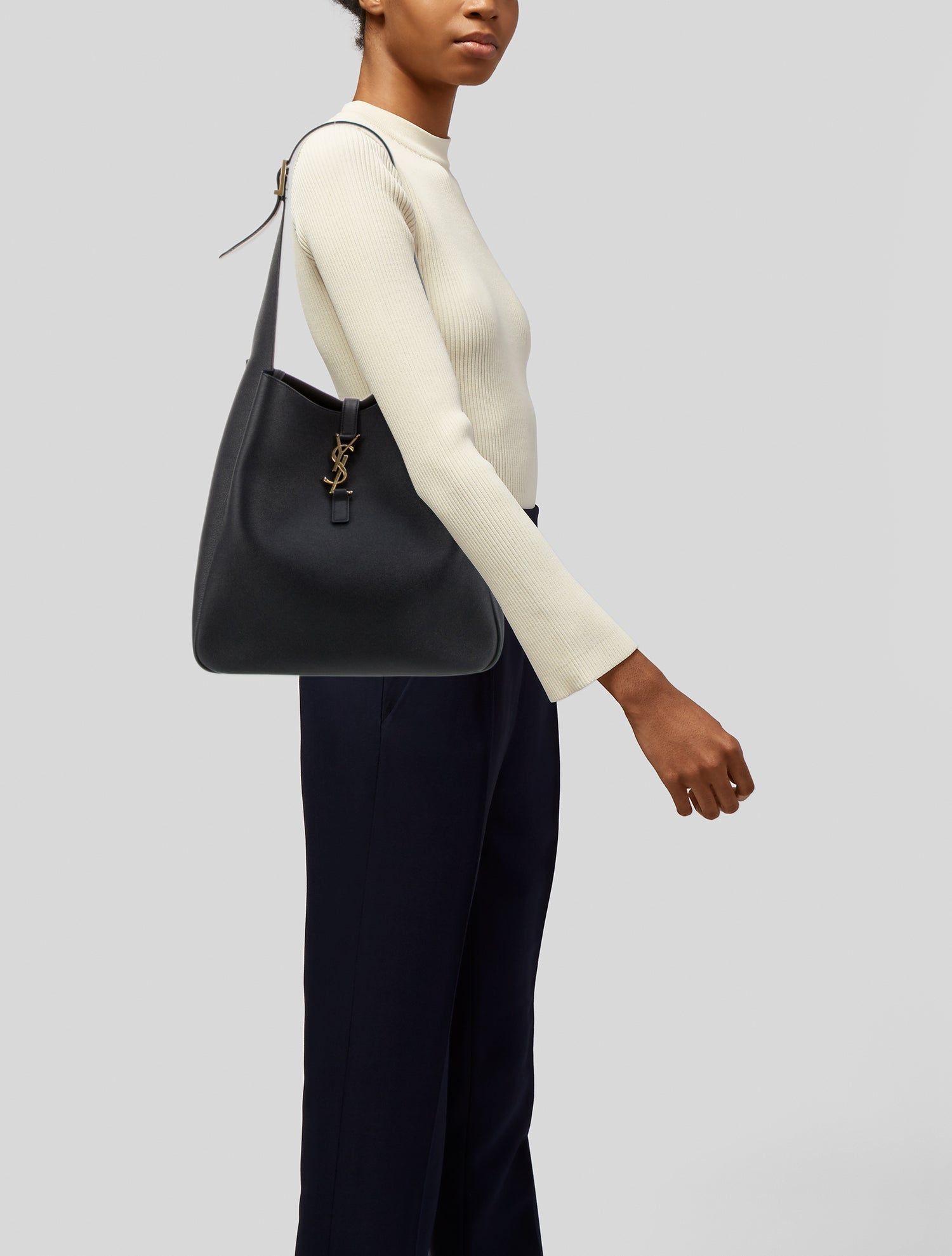 Saint Laurent Leather Le 5 à 7 Large 2024