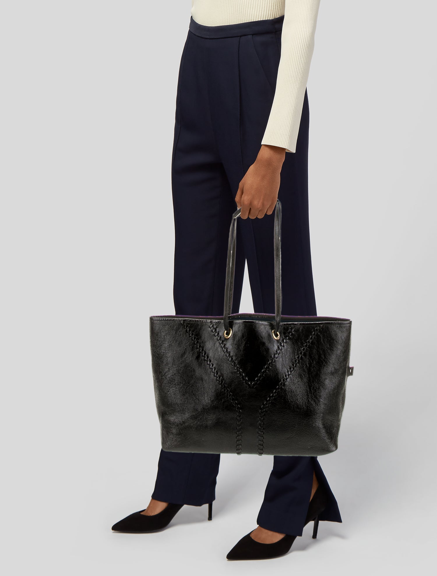 Yves Saint Laurent Leather Tote