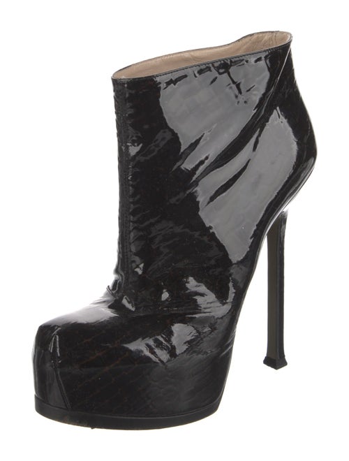 Yves Saint Laurent Patent Leather Boots