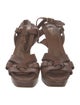 Yves Saint Laurent Leather Sandals