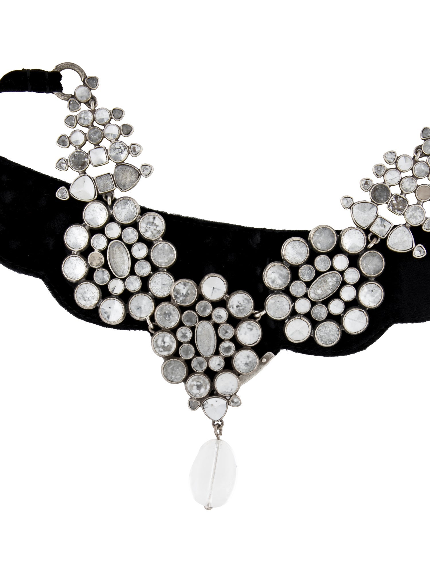 Yves Saint Laurent Mughal Prisms Plastron Choker Necklace