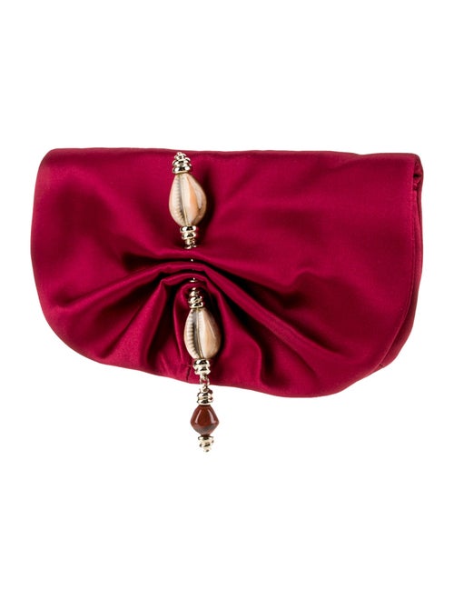 Yves Saint Laurent Rive Gauche Satin Clutch