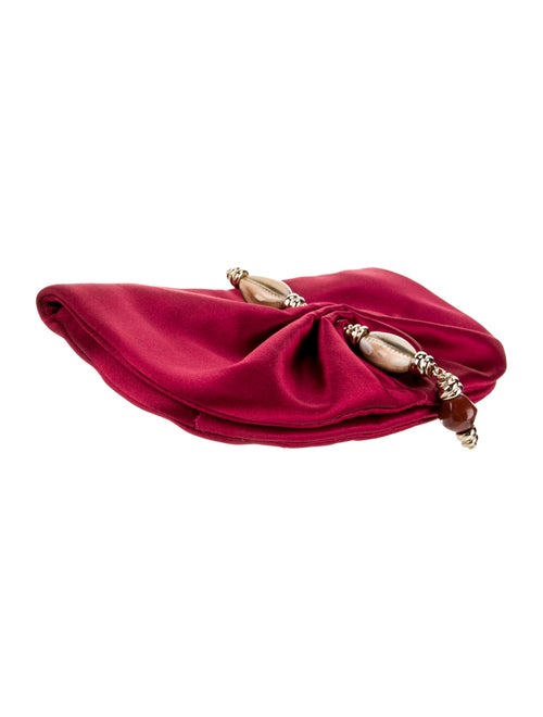 Yves Saint Laurent Rive Gauche Satin Clutch