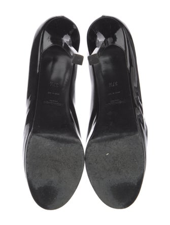 Yves Saint Laurent Rive Gauche Patent Leather Pumps