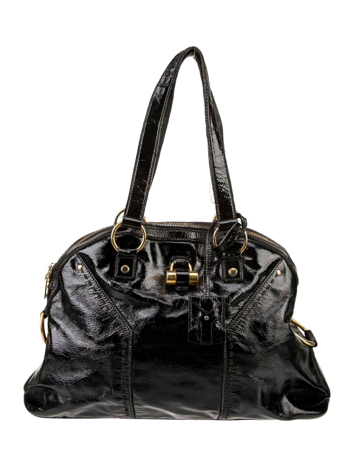 Yves Saint Laurent Rive Gauche Patent Leather Saint Laurent Muse