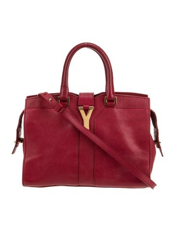 Yves Saint Laurent Handle Bags Leather Y Cabas Small