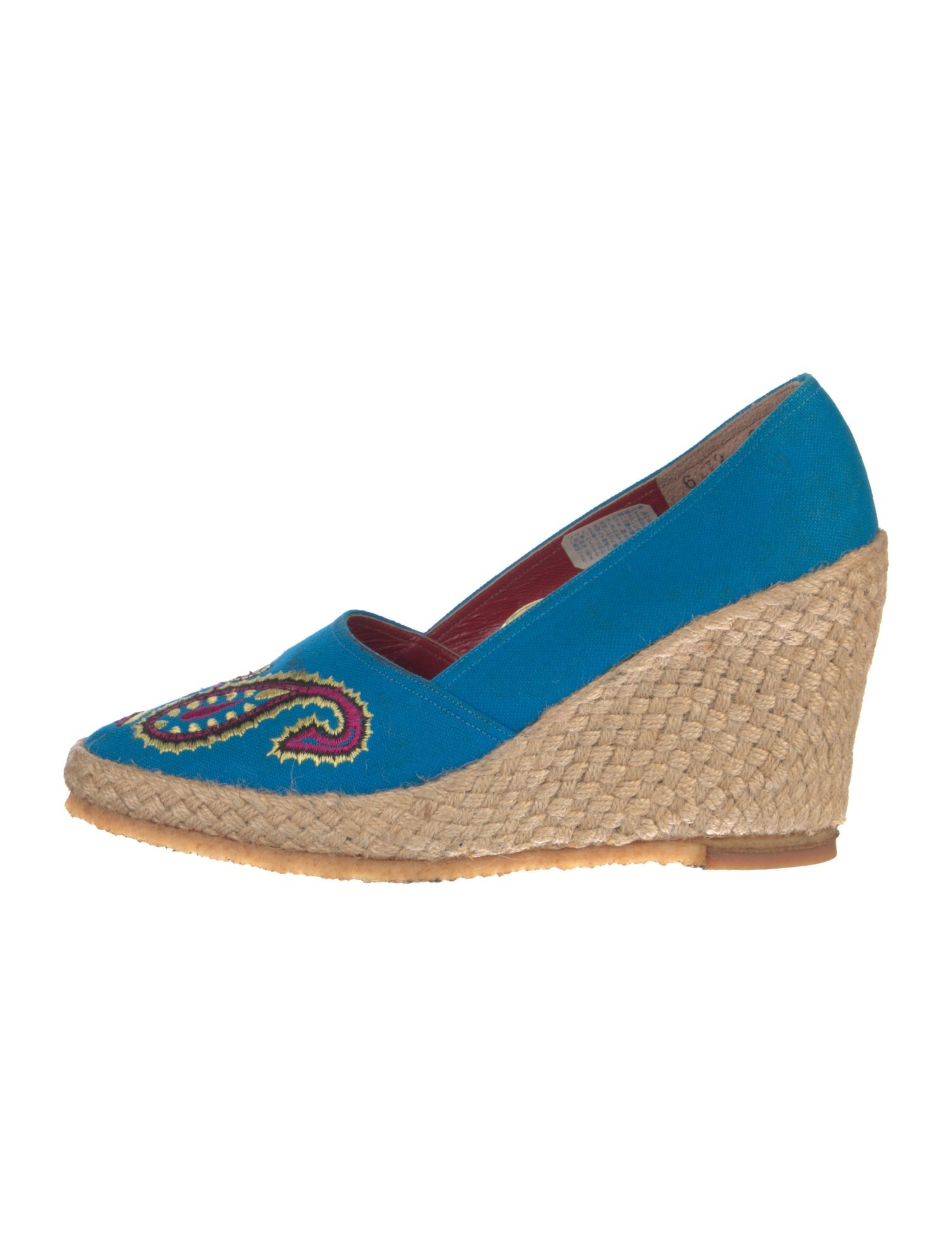 Yves Saint Laurent Vintage Canvas Espadrilles