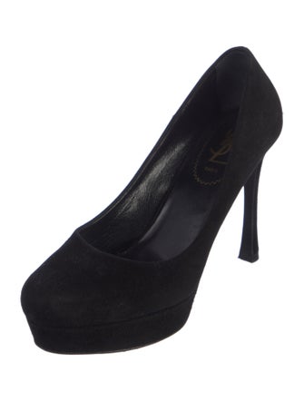 Yves Saint Laurent Rive Gauche Suede Pumps